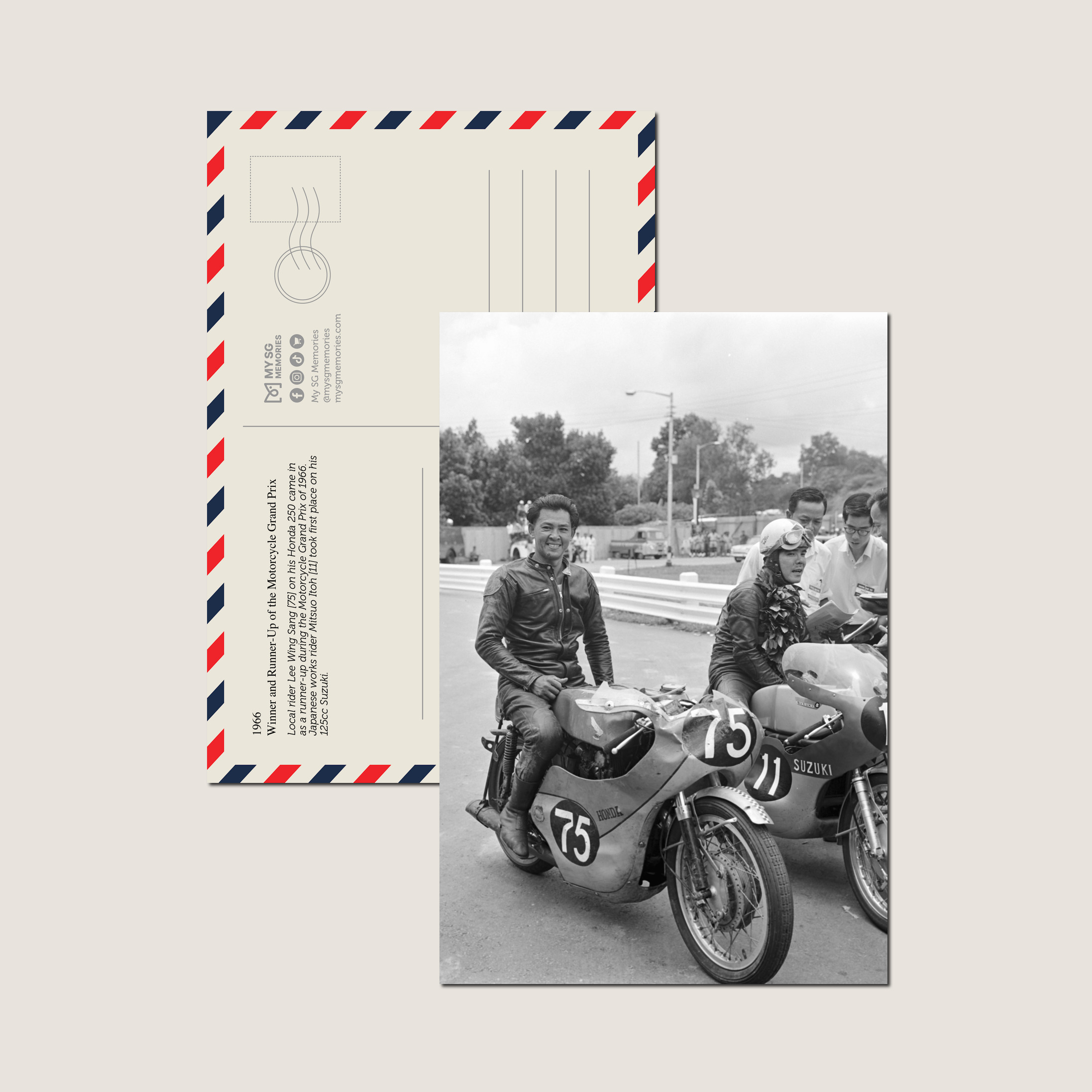 Winner and Runner-Up of the Motorcycle Grand Prix 1966-My Sg Memories