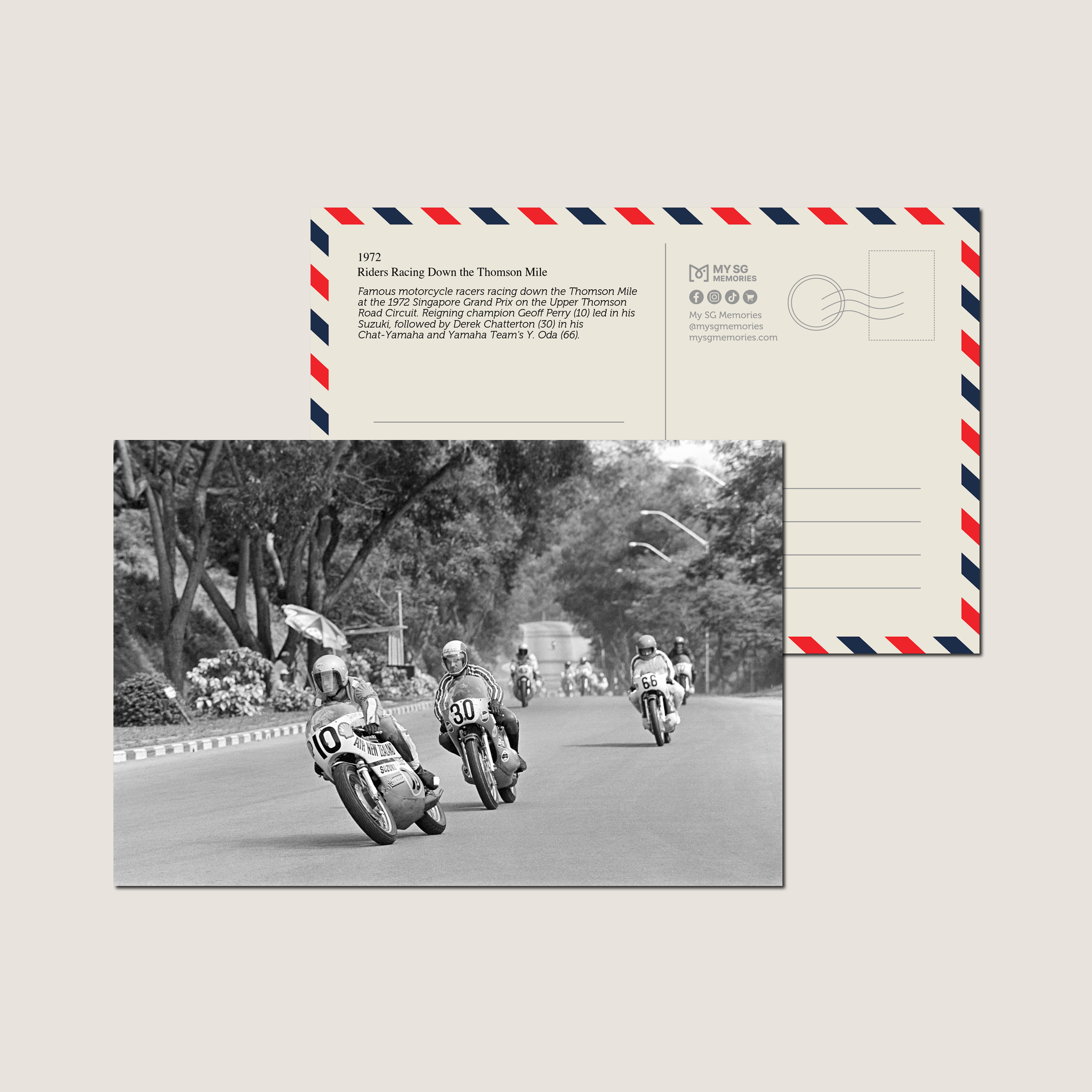Riders Racing Down the Thomson Mile 1972-My Sg Memories
