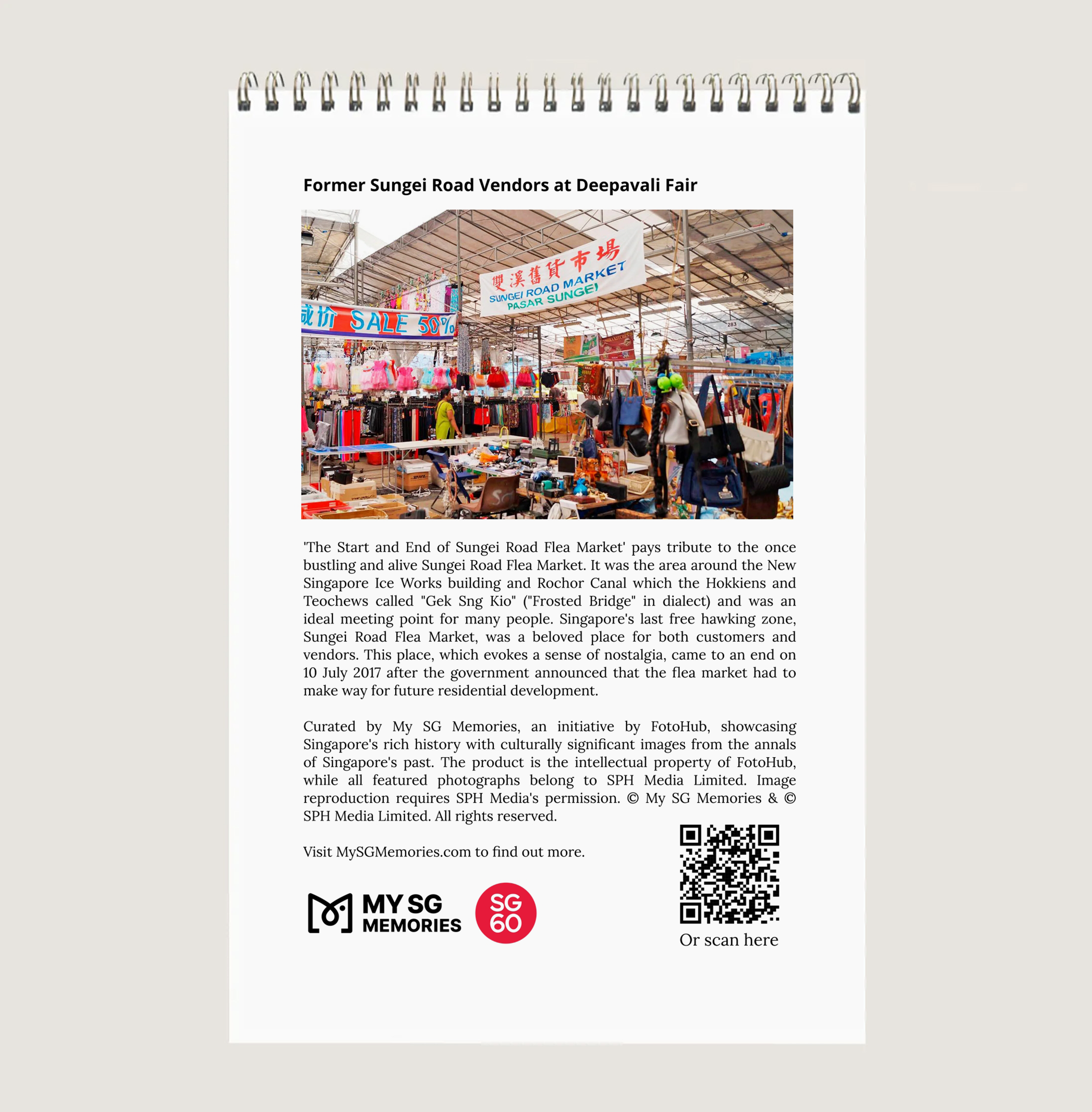 The Start and End of Sungei Road Flea Market Calendar-My Sg Memories