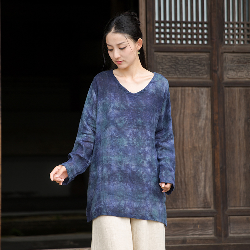 時尚百搭 · 「渲染格子衫」舒適長袖打底衫