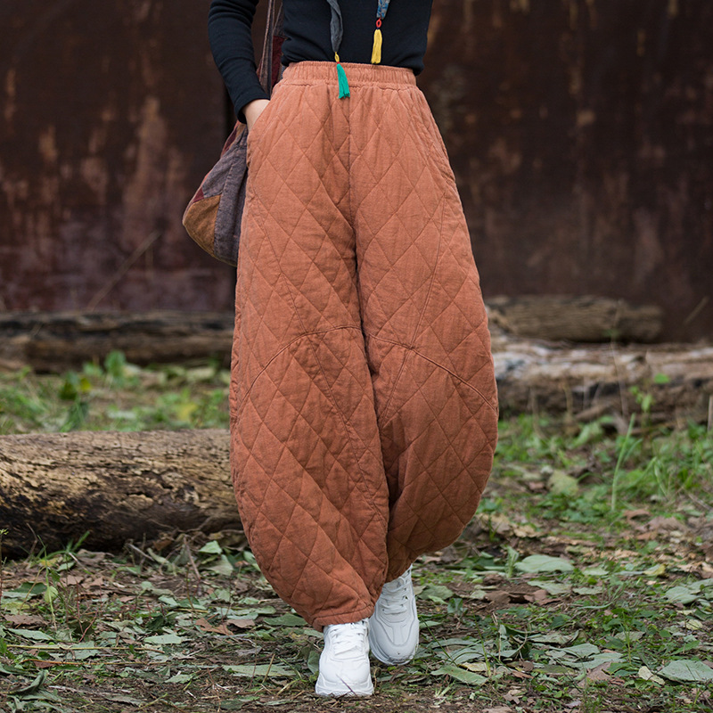 型格之選 · 「太極棉褲」加厚保暖禪意風燈籠褲