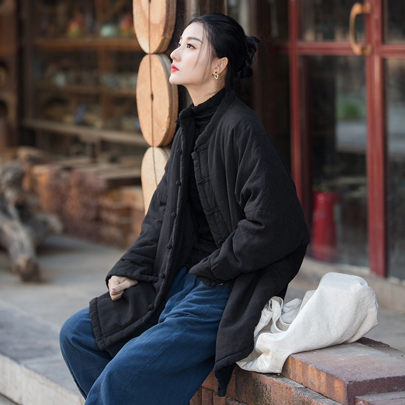 舒適愜意 · 「禪系棉服」夾棉加厚盤扣外套