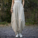 原麻（磨毛做舊）