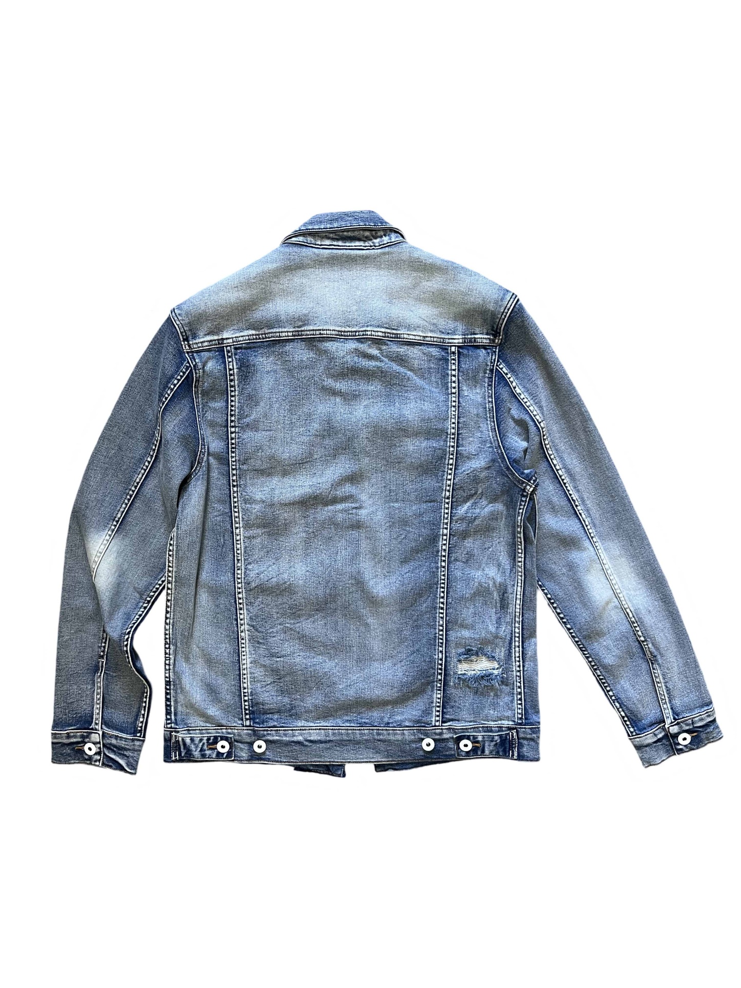 Mark III Trucker Re:/ Made Wash Denim Jacket