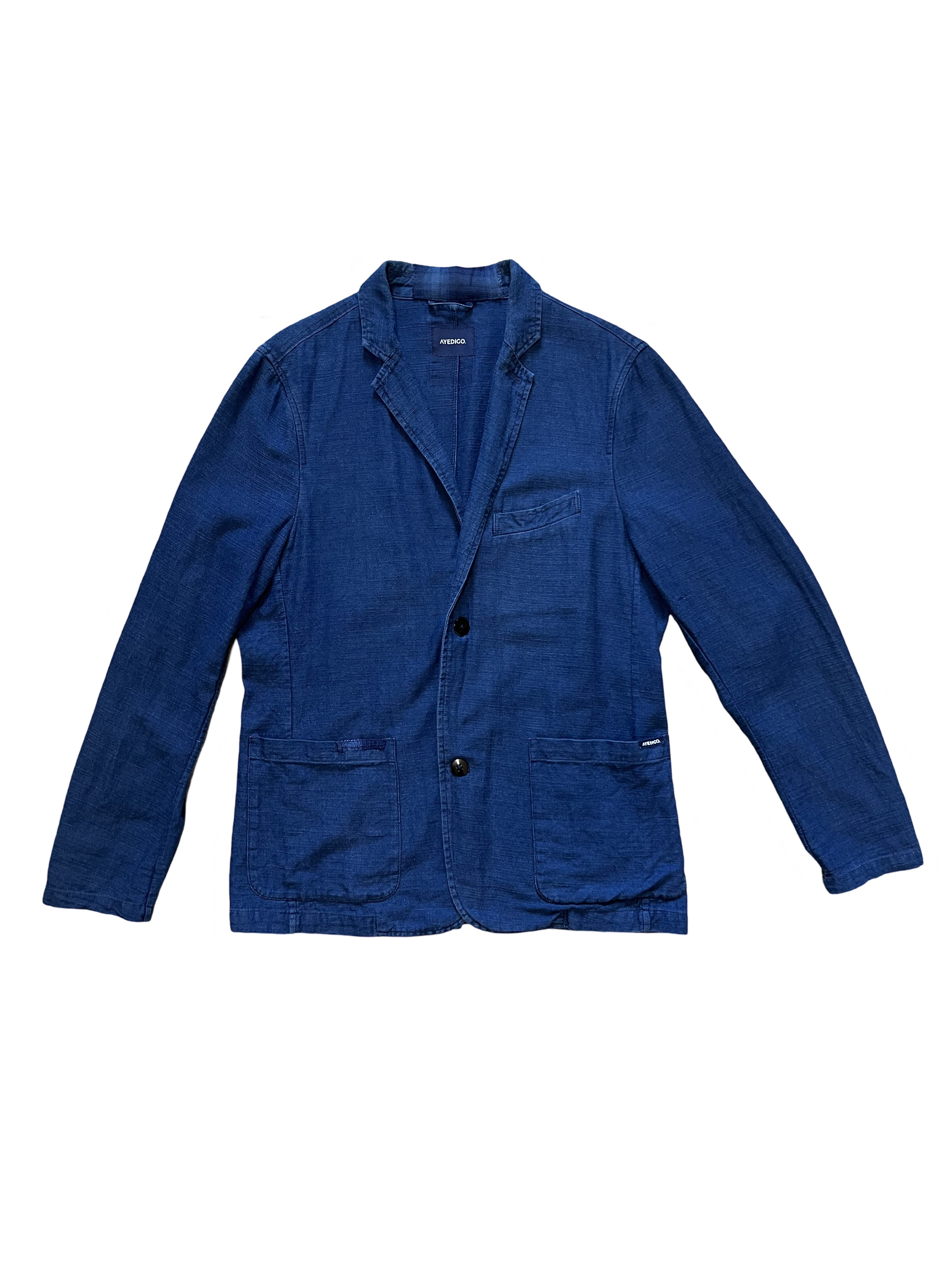 Corpcore Indigo Re:/ Made Blazer Jacket