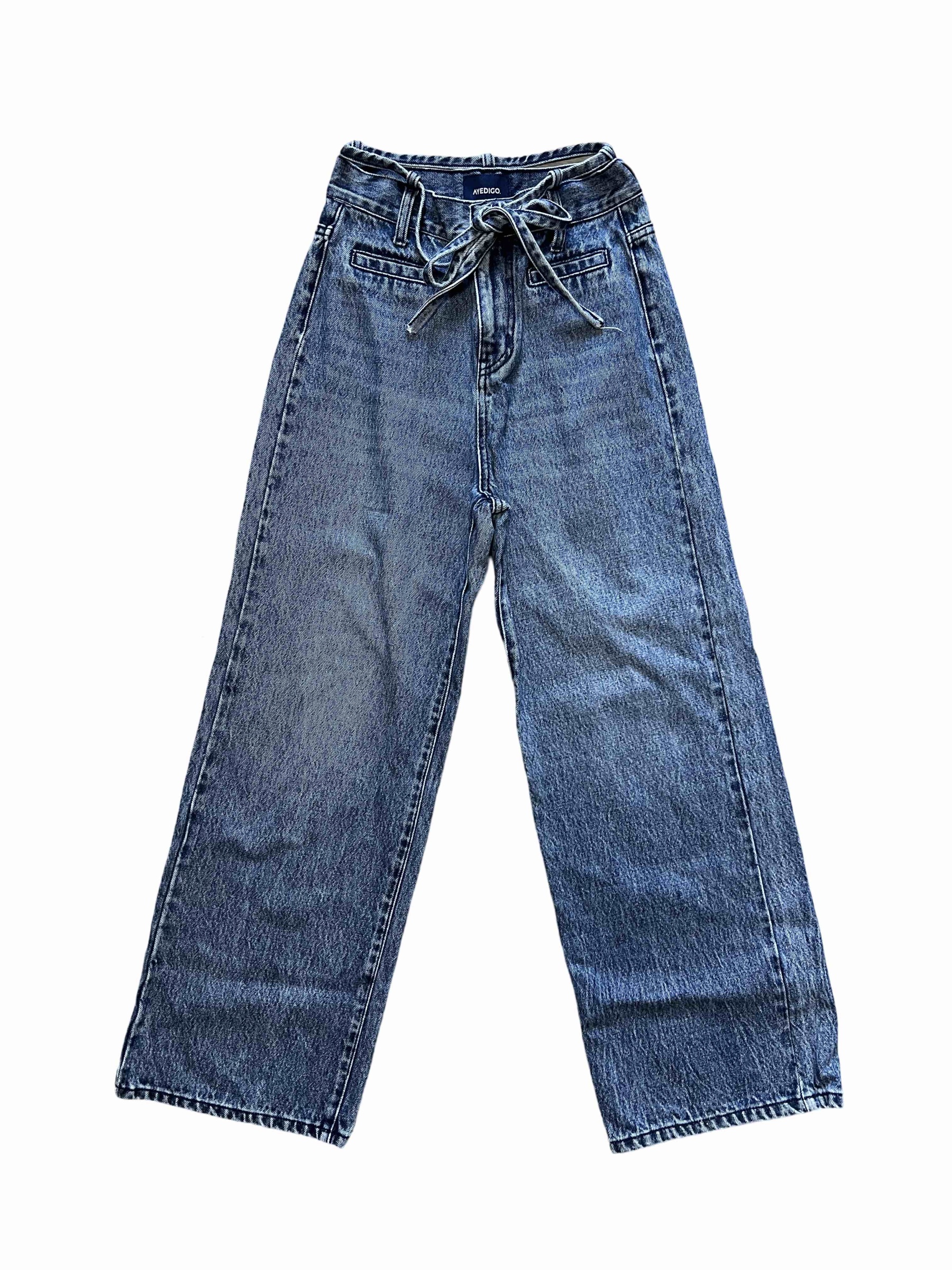 AY Women Westend Straight Slim Fit 5 Pocket Wash Jeans 