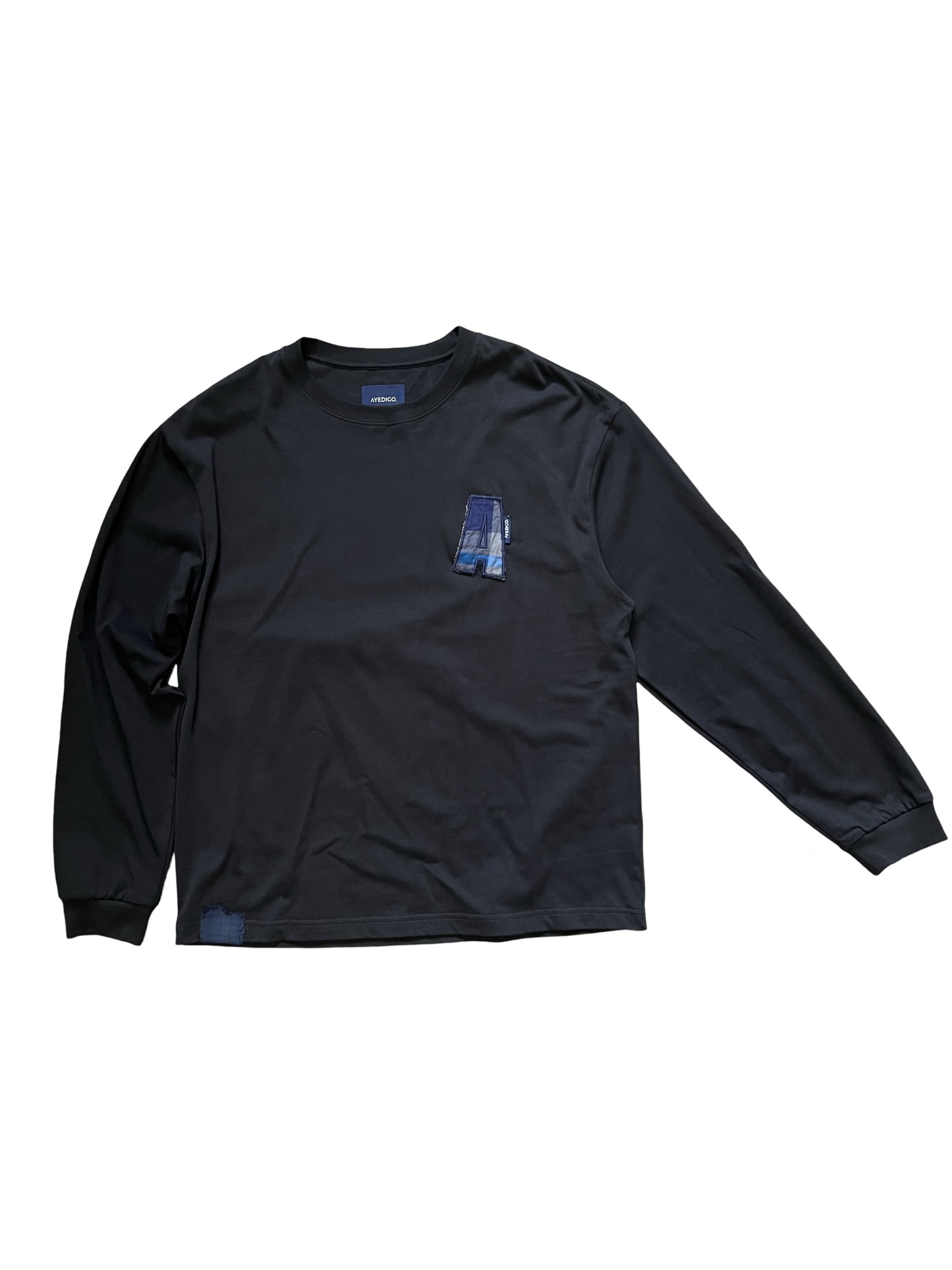 Artisan Weave Badge Oversize Crop T-shirt