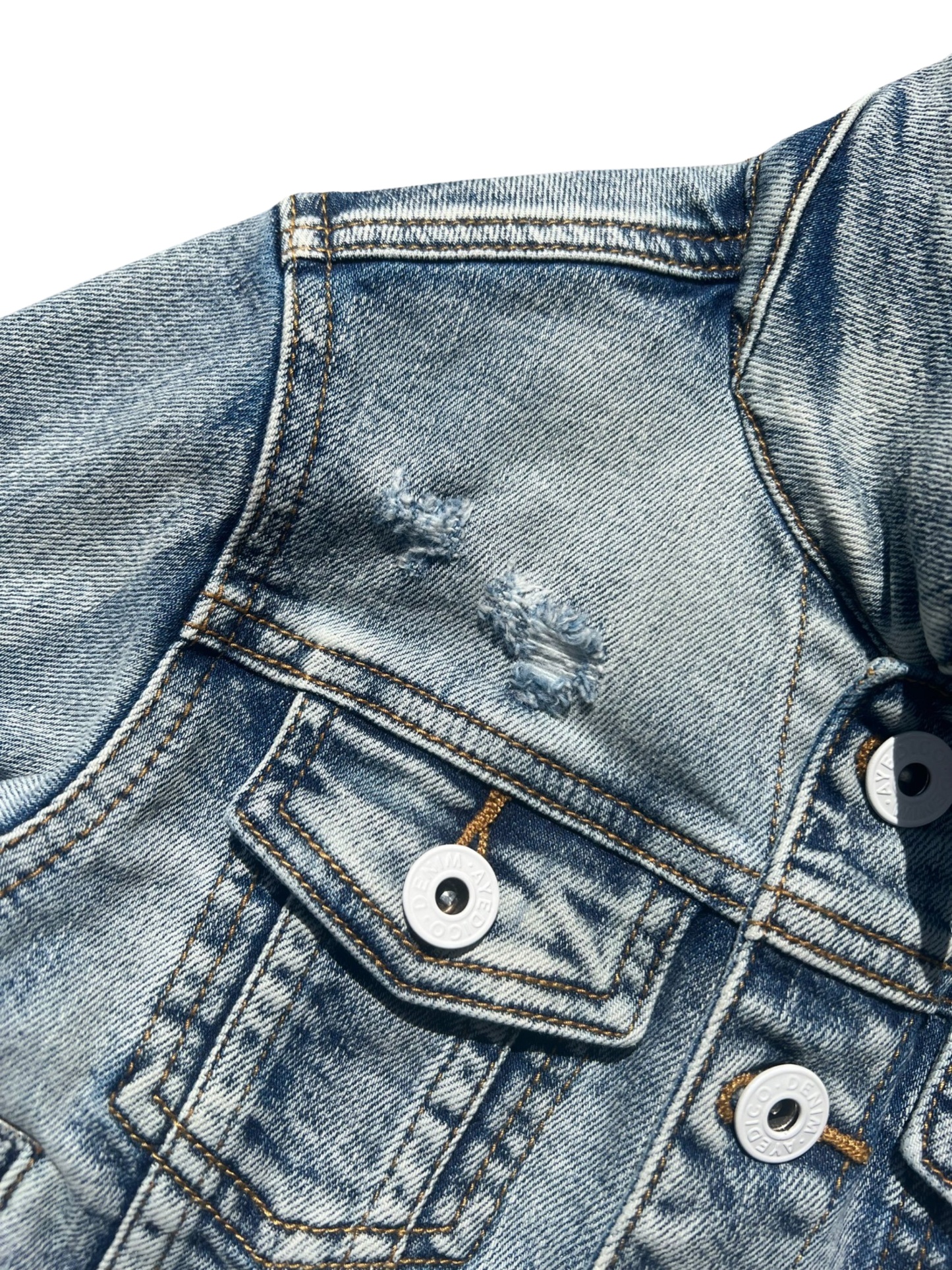 Kids Mark III Washed Denim Jacket