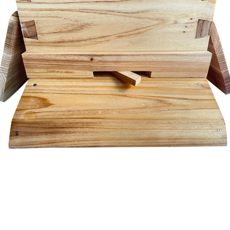 Mini Auto Flow Beehive Beekeeping Boxes Fir Wooden Bee Hive + 4 flow frames + 6 Bee Foundation Deep Bee Hive Wax Foundation Bee Hive Frames