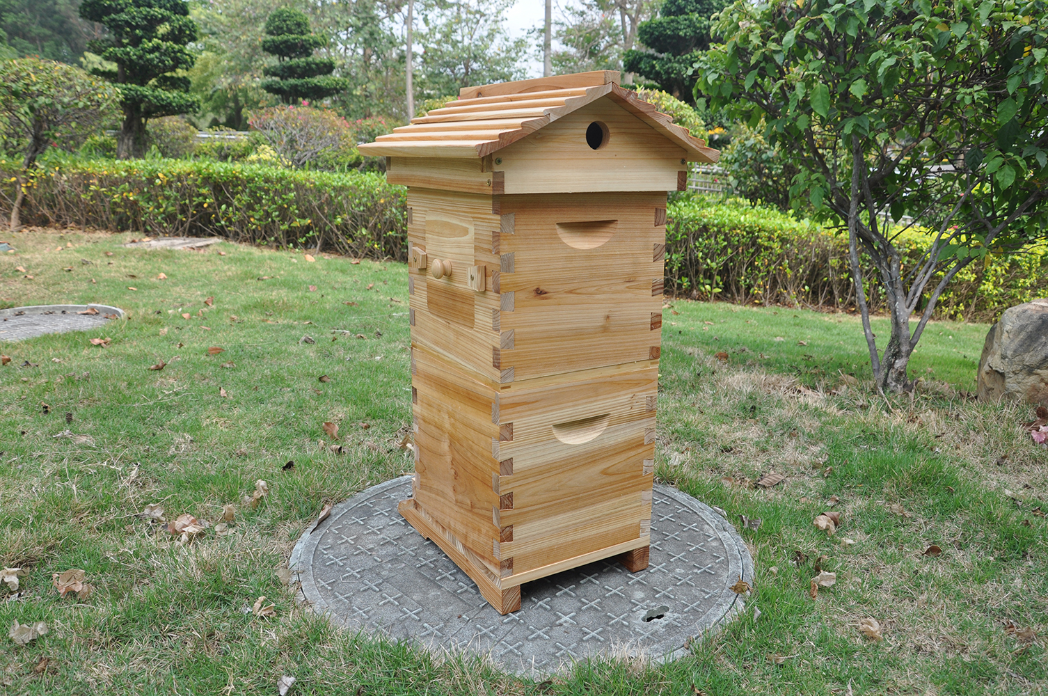 Auto Flow Bee Hives Honey Boxes Beehive + 4 x Beekeeping Frames +6 Bee Foundations with frames