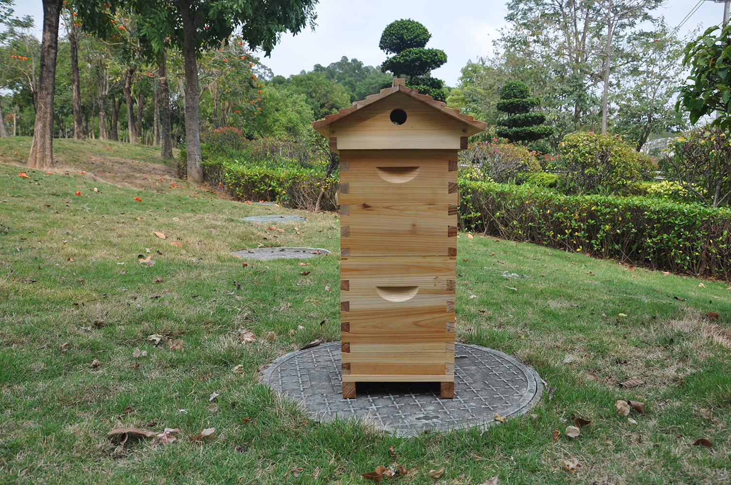 Auto Flow Bee Hives Honey Boxes Beehive + 4 x Beekeeping Frames +6 Bee Foundations with frames