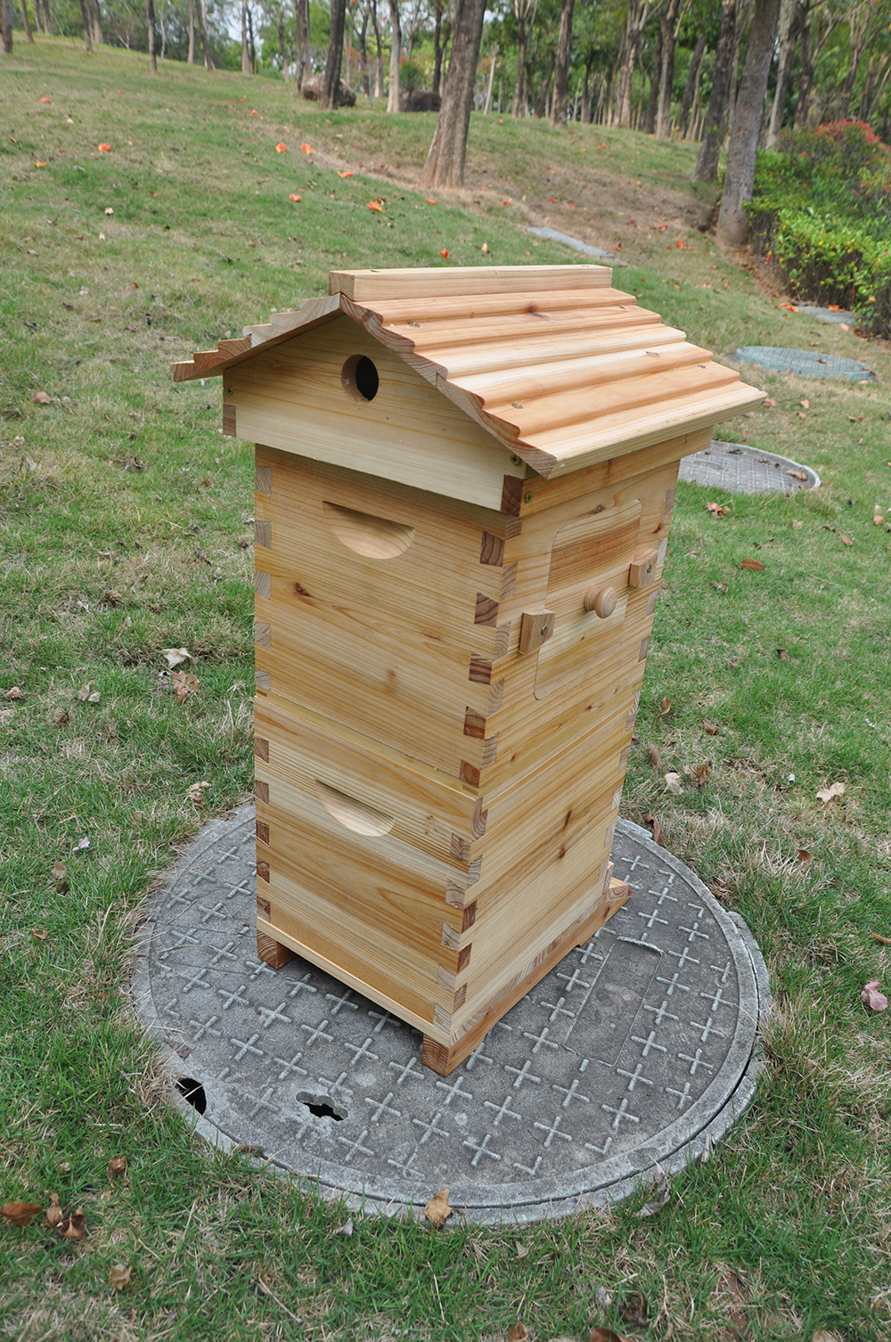 Auto Flow Bee Hives Honey Boxes Beehive + 4 x Beekeeping Frames +6 Bee Foundations with frames