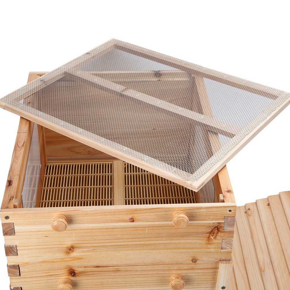 Auto Flowing Bee Hives Beekeeping Boxes Honey House + 7 x Beekeep Frames + HAVE STAND US