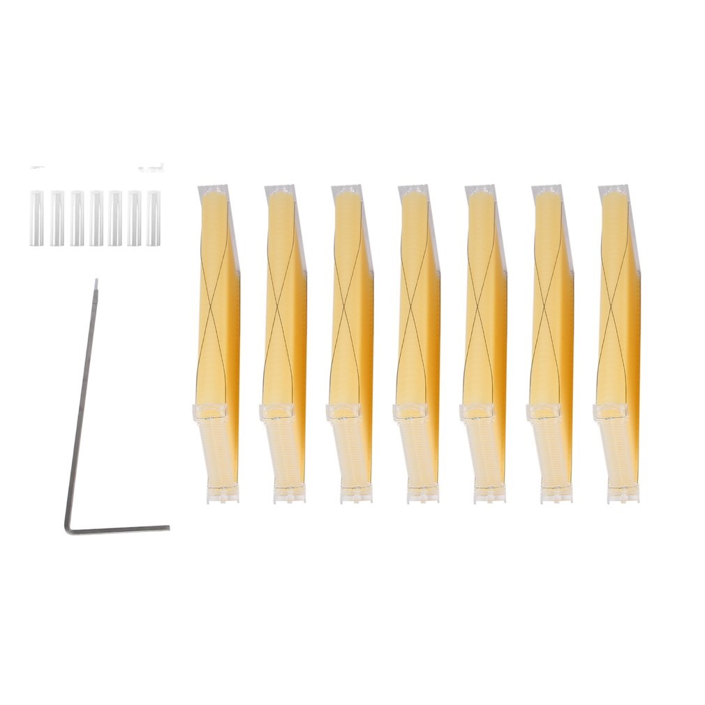7 Auto Beehives Frames + 10 Bee Frames Foundations + 2 Hive Box Brood Super Box