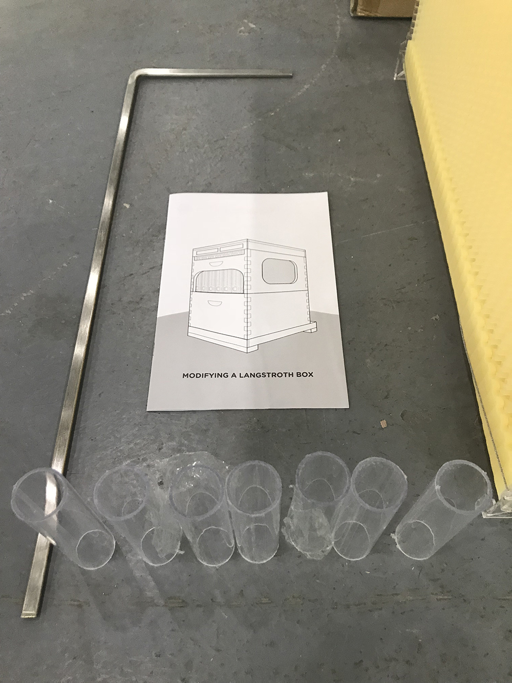 Painted Auto Flow Bee Hives Beekeeping Brood House Bee Boxes &7 Beehive Frames