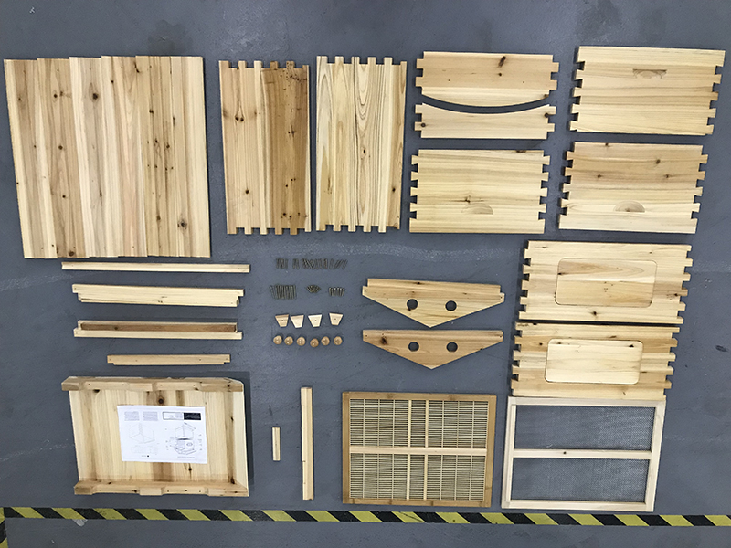 AU Auto Flow Bee Hive Boxes House Beehives + 7 Beekeeping Plastic Frames BPA Free