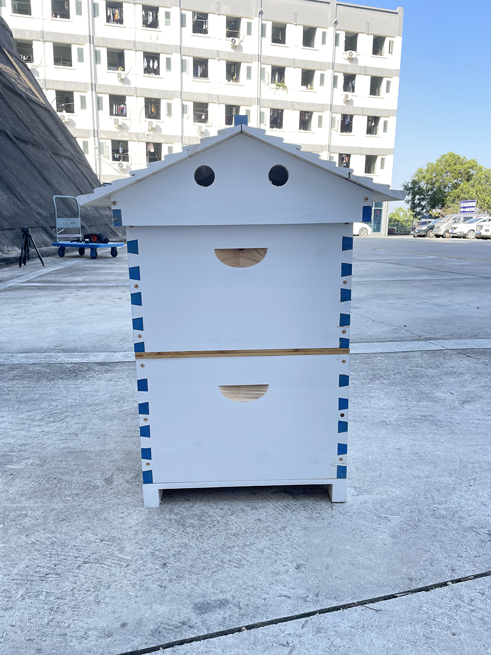 Painted Empty Auto Flow Bee Hives Honey House Beekeeping Beehive Only