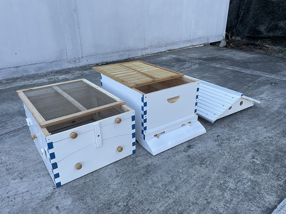 Painted Empty Auto Flow Bee Hives Honey House Beekeeping Beehive Only