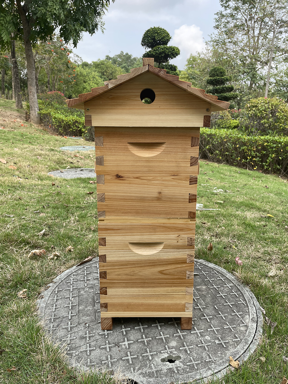 Auto Flow Bee Hives Honey Boxes Beehive + 4 x Beekeeping Frames +6 Bee Foundations with frames