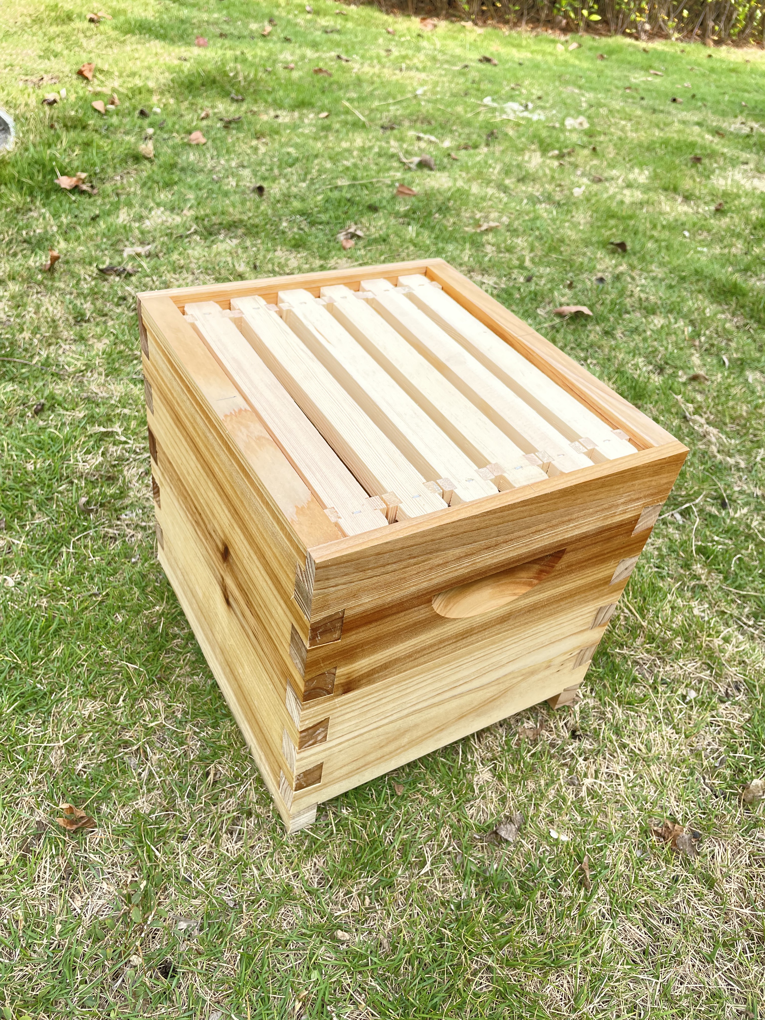 Auto Flow Bee Hives Honey Boxes Beehive + 4 x Beekeeping Frames +6 Bee Foundations with frames