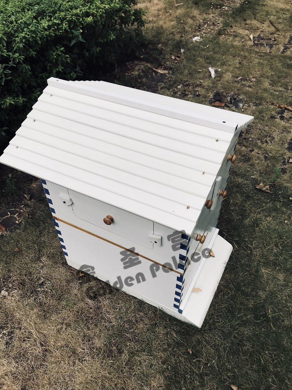 US STOCK Wooden Auto Flow Beehives Beekeeping Boxes + 7x Bee Hives Frames+ Box Stand