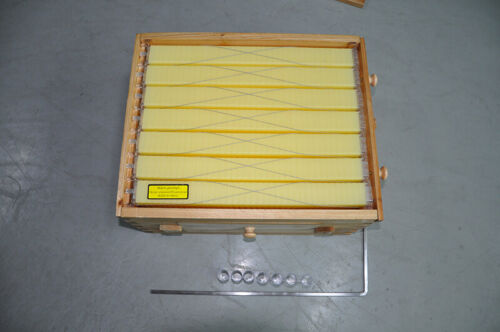 US STOCK Auto Flowing Beehives Spare Parts Beekeeping Super Box + 7 Honey Bee Frames