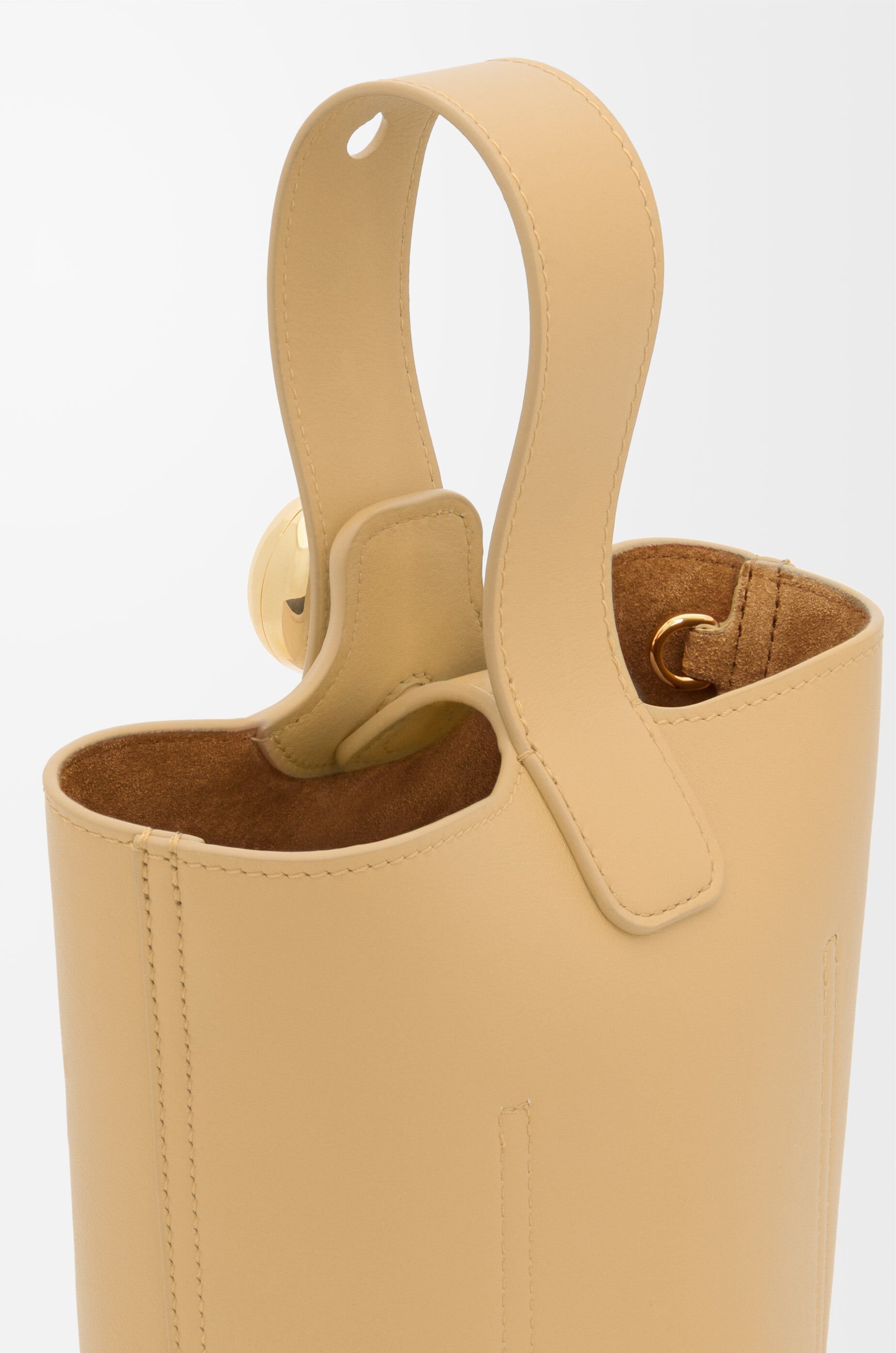 ペブル バケットバッグ ミニ（スムースカーフ）