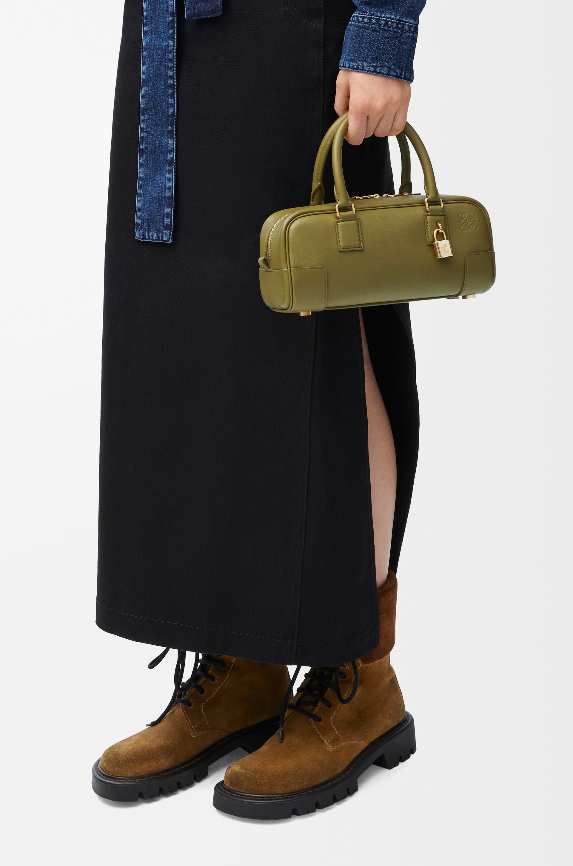 アマソナ23 クロップド バッグ（ナパカーフ）