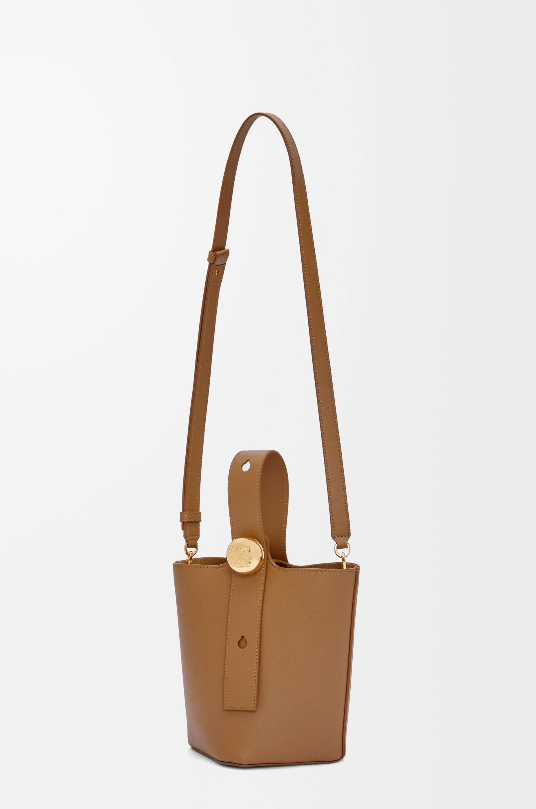 ペブル バケットバッグ ミニ（スムースカーフ）