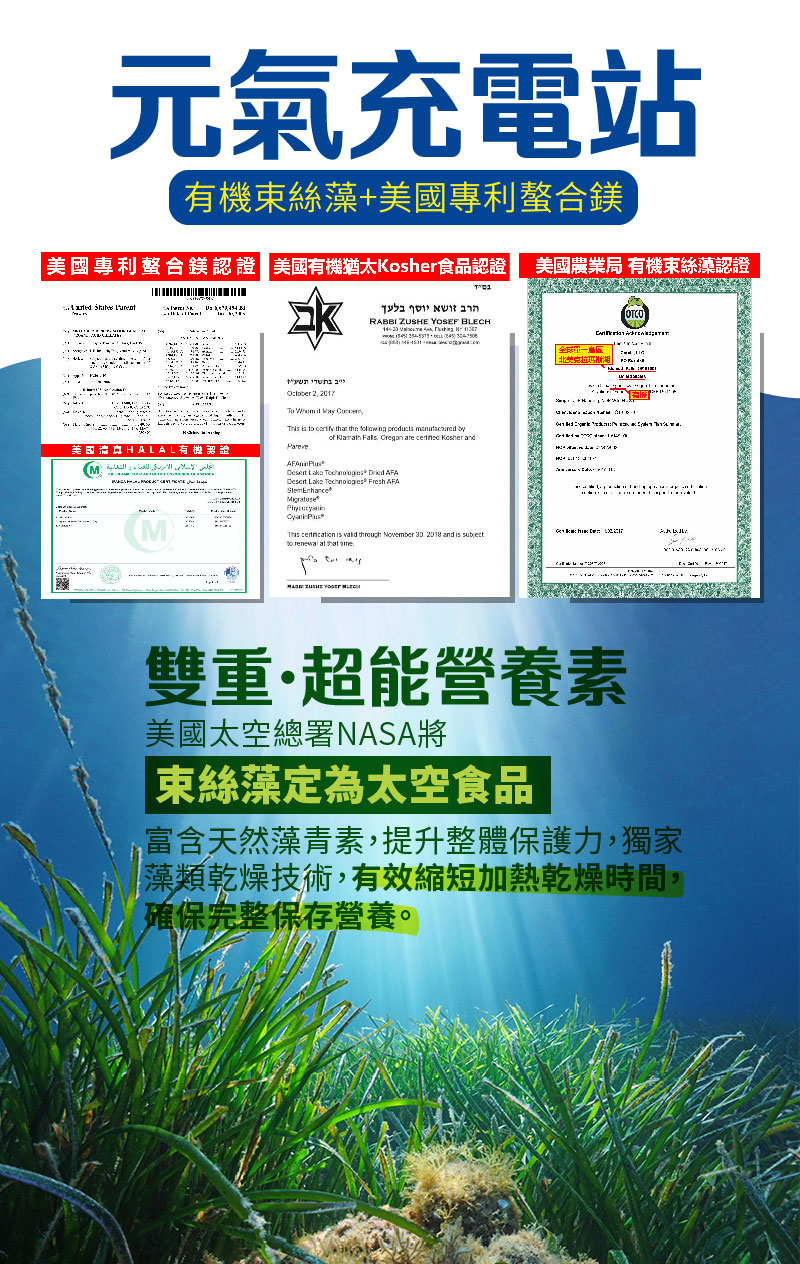 Green Gold DAILY Magnesium Glycinate (2 versions available) (30 capsules per box)