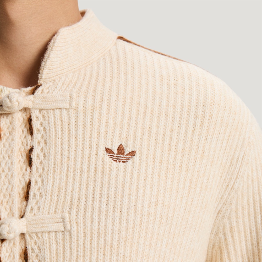 adidas CNY 2026 Tang Style Knitted Cardigan/Jacket (Oat)