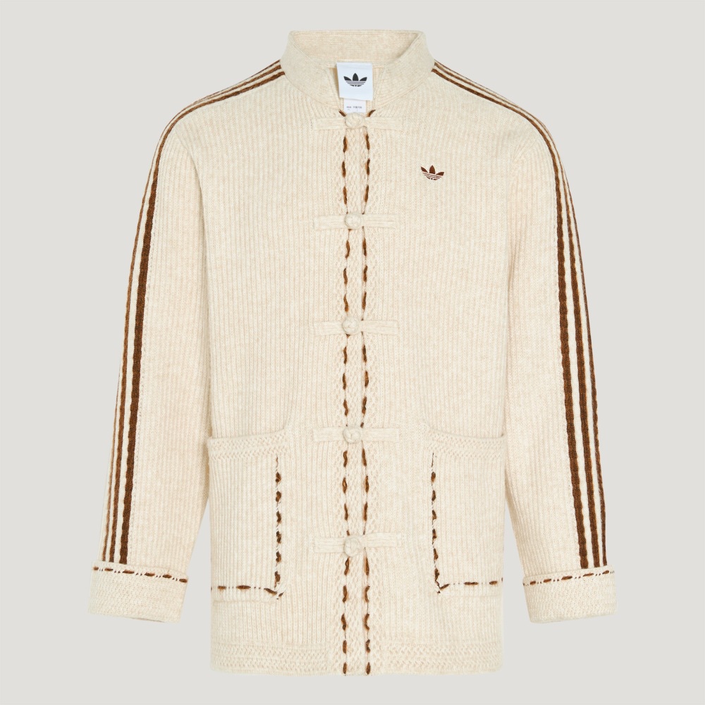 adidas CNY 2026 Tang Style Knitted Cardigan/Jacket (Oat)