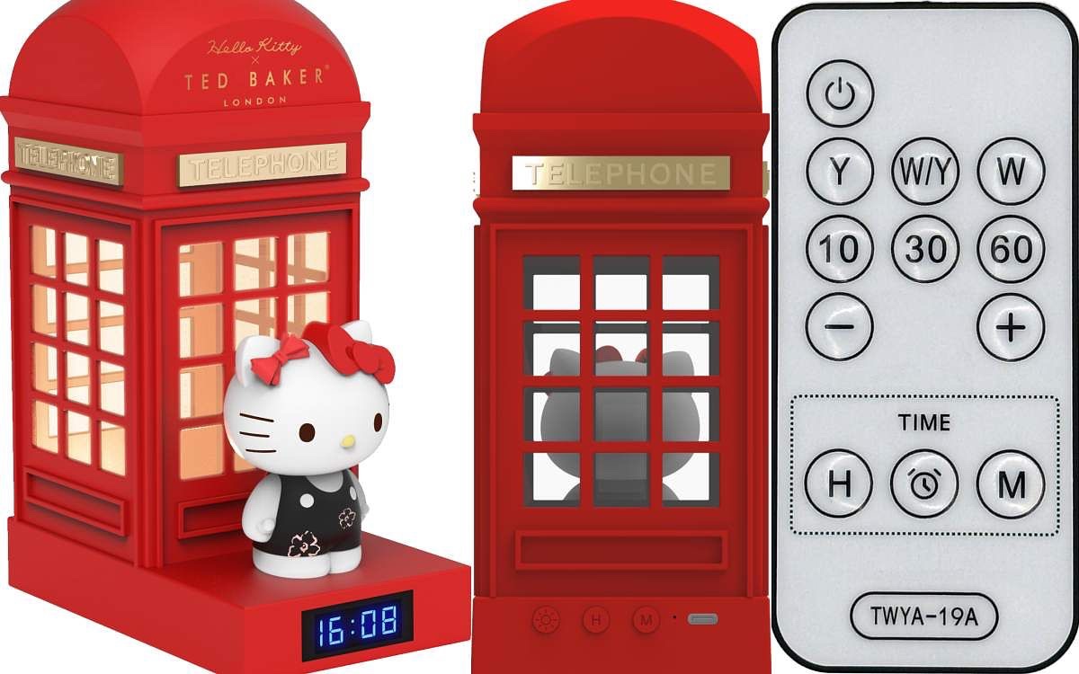 Hello Kitty x Ted Baker - Digital clock with night light