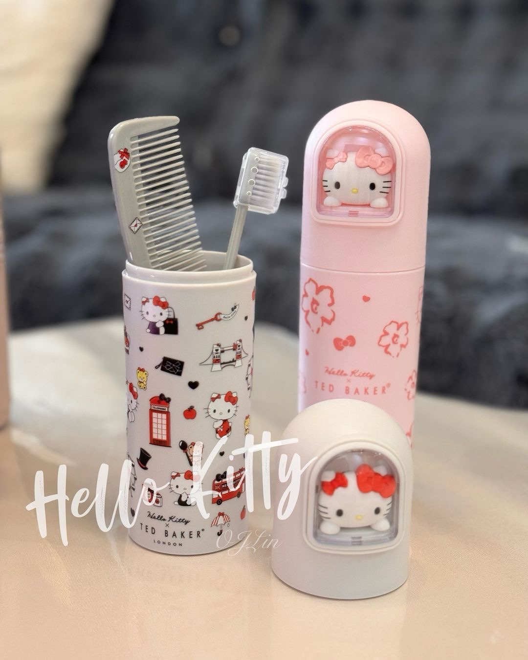 Hello Kitty x Ted Baker - Comb & Toothbrush Travel set (2 colors)