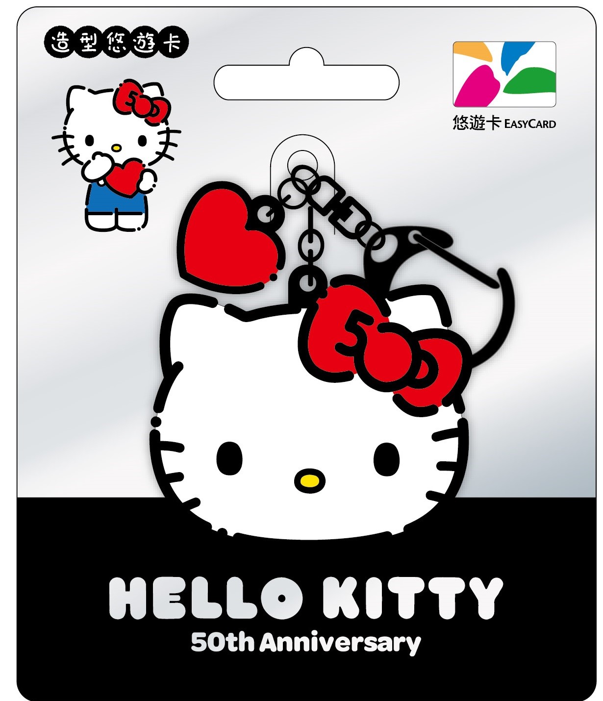 Sanrio Hello Kitty Mirror Taiwan Easycard 悠游卡 charm/keychain