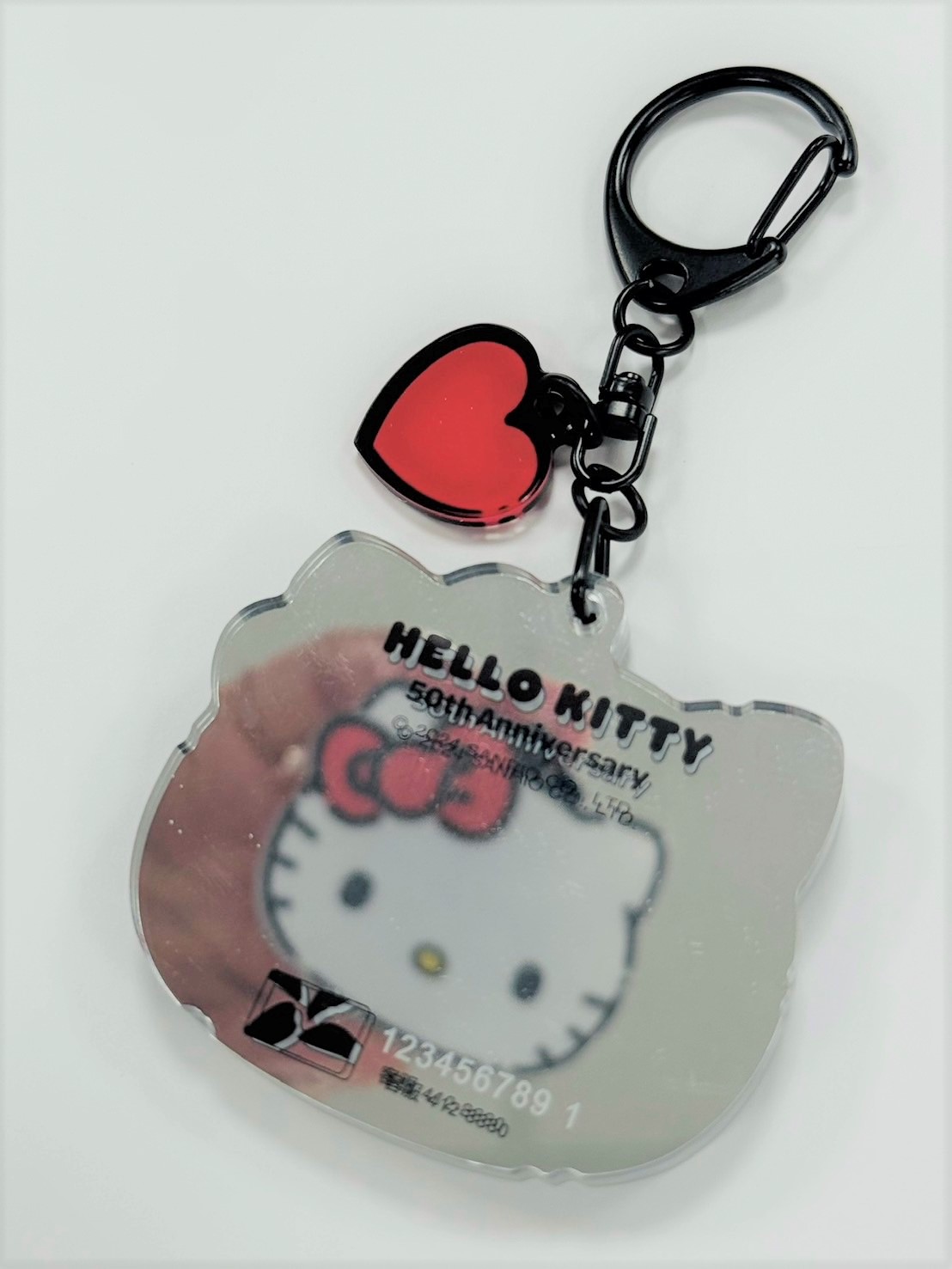 Sanrio Hello Kitty Mirror Taiwan Easycard 悠游卡 charm/keychain