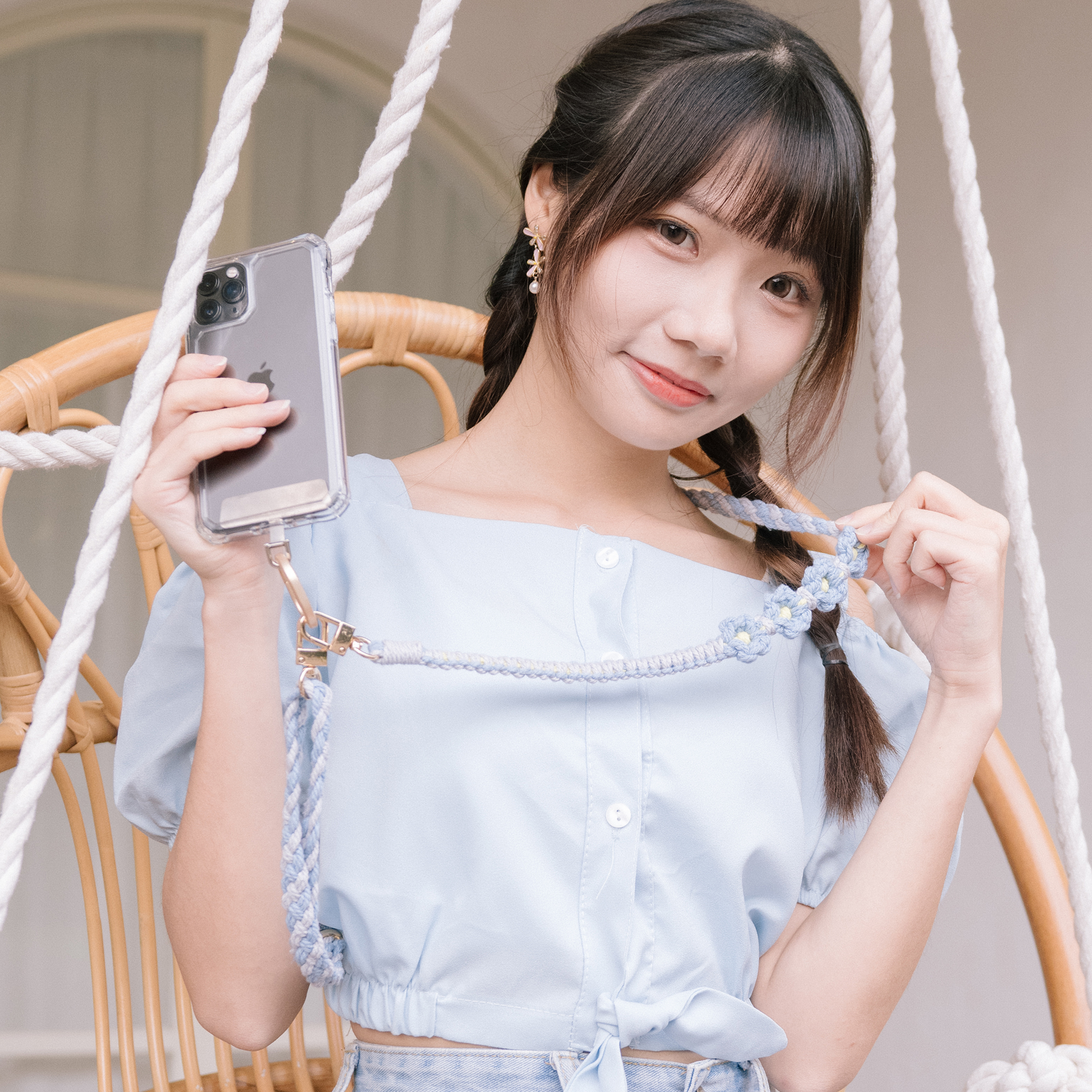 infoThink x Disney Stitch Mobile Lanyard Strap