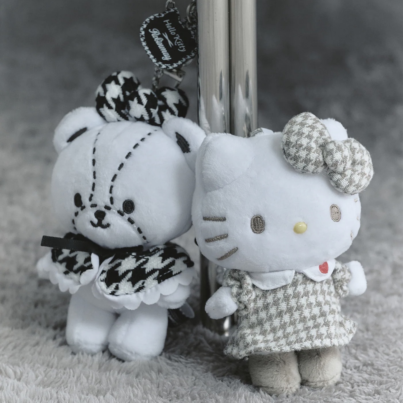 RM x Sanrio Houndstooth - Beige Hello Kitty