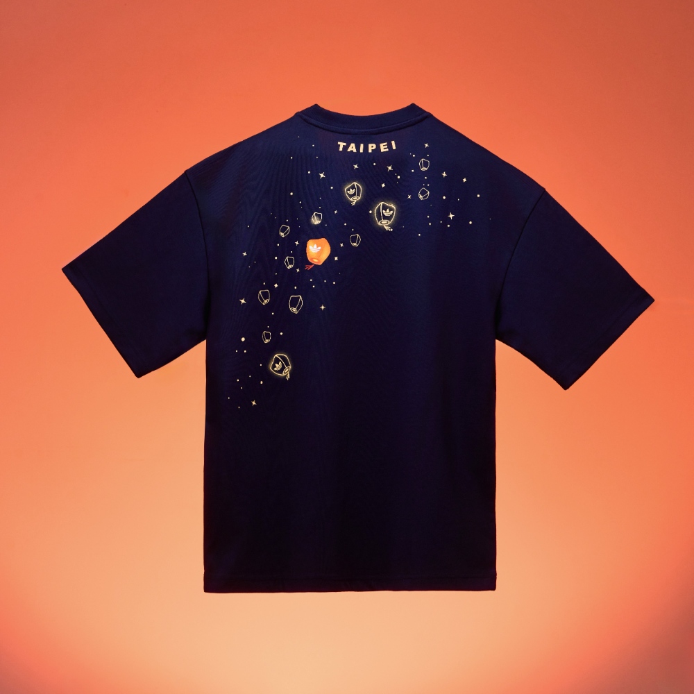 adidas Taiwan Exclusive - Taipei Sky Lantern unisex T-shirt (Navy)