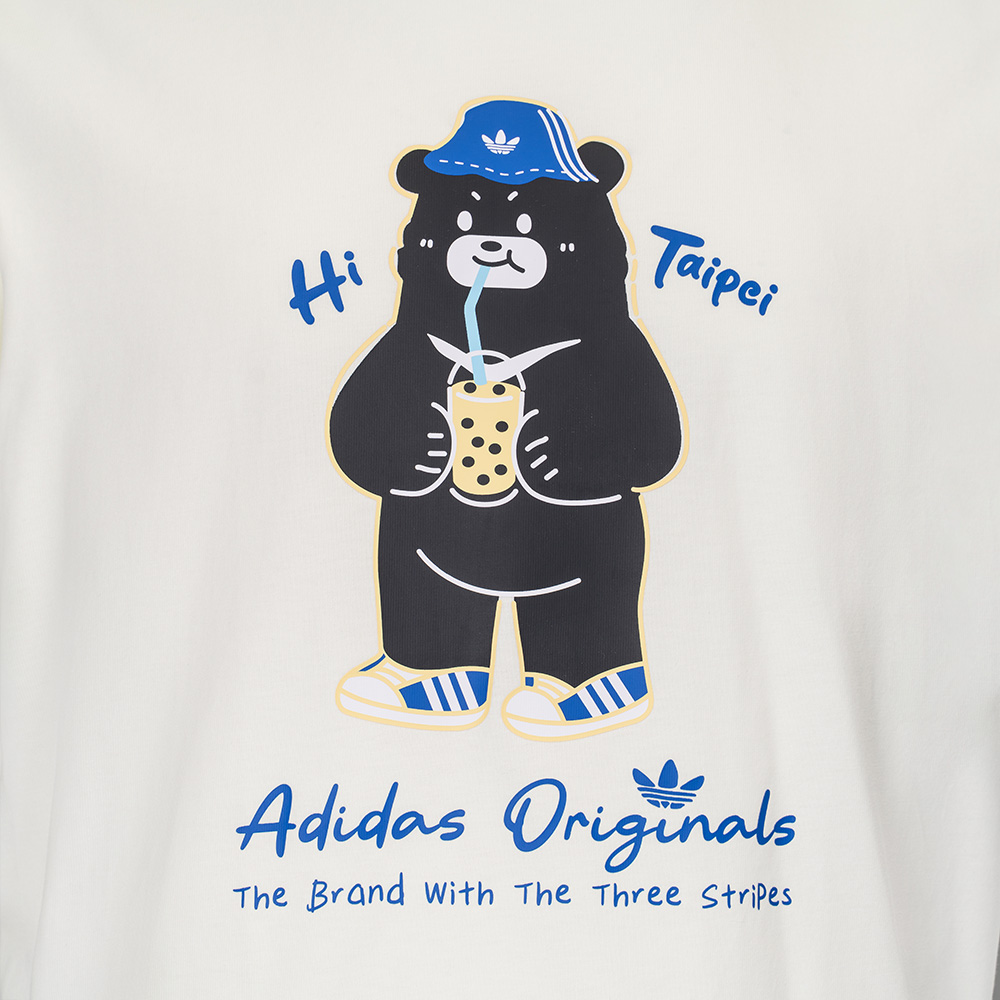 adidas Taiwan Exclusive - Taipei Black Bear unisex T-shirt (Cream)