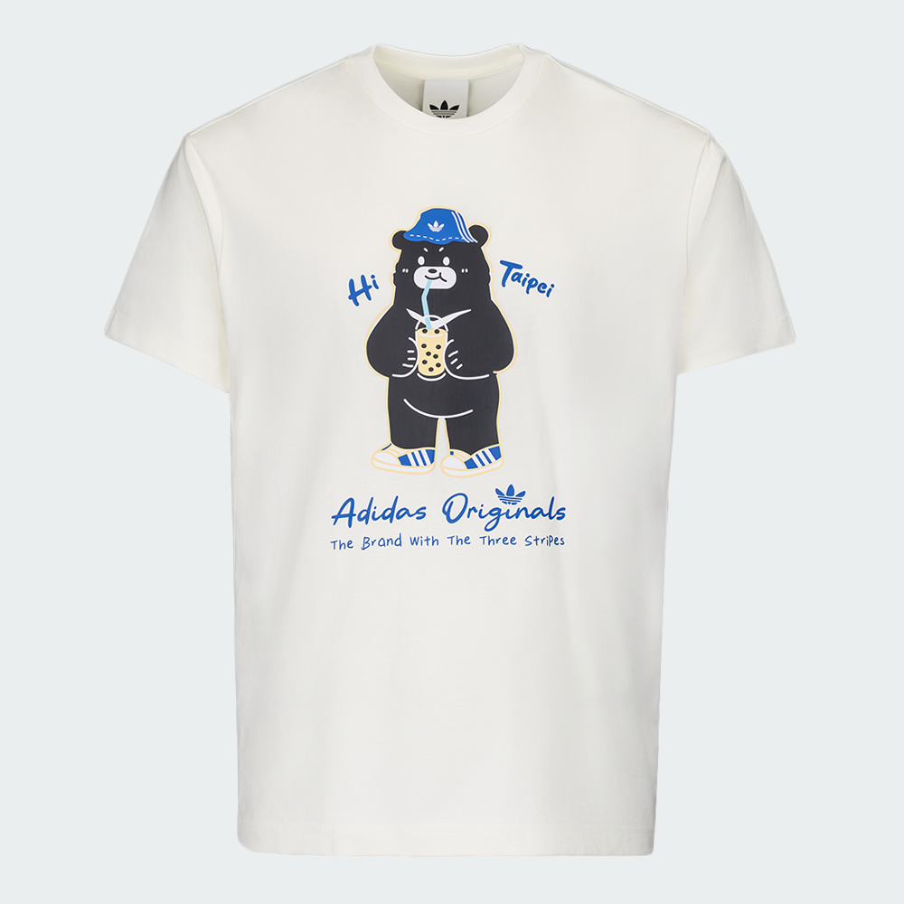 adidas Taiwan Exclusive - Taipei Black Bear unisex T-shirt (Cream)
