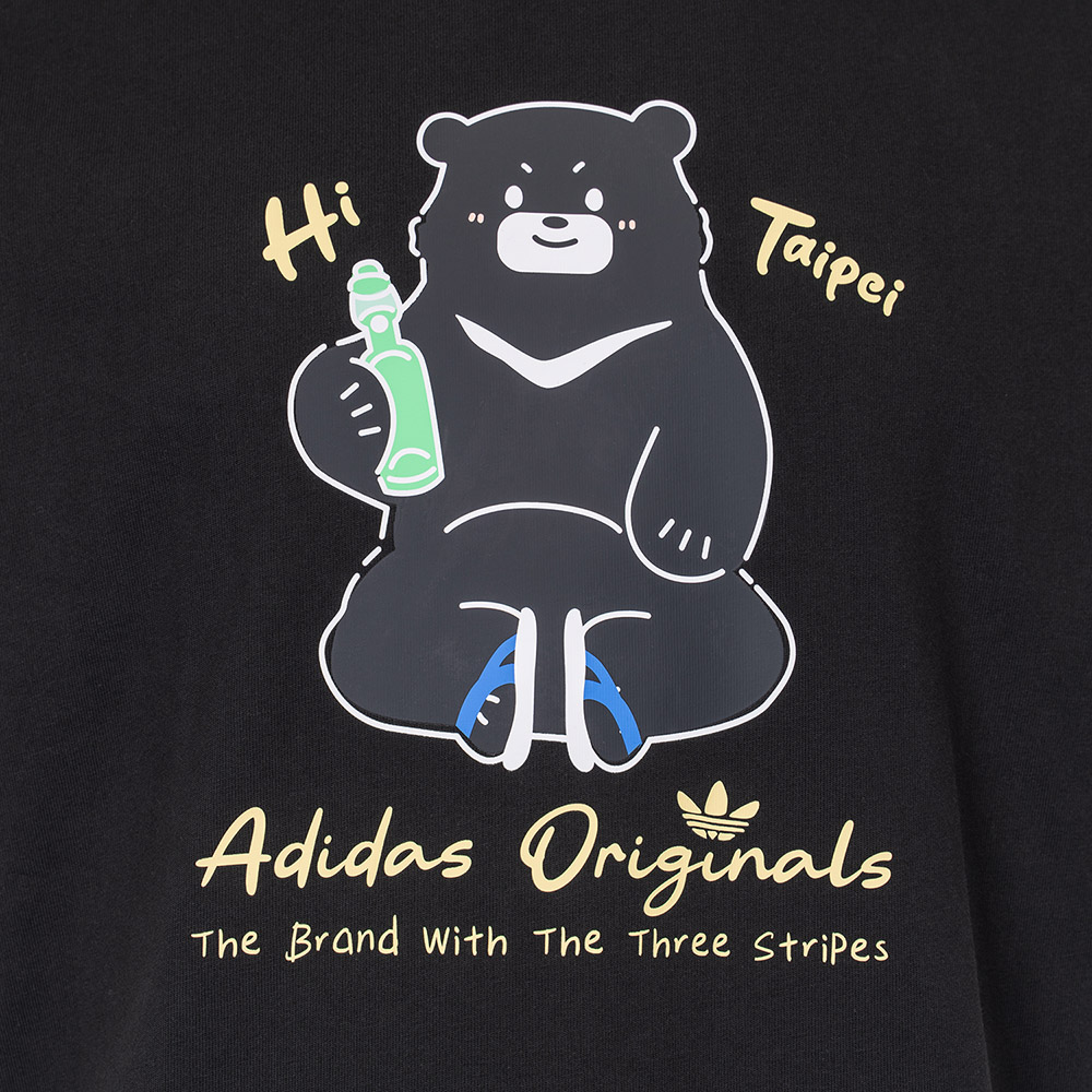 adidas Taiwan Exclusive - Taipei Black Bear unisex T-shirt (Black)
