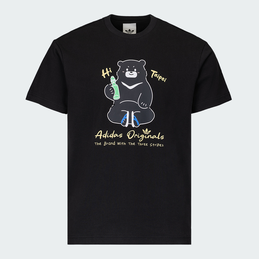 adidas Taiwan Exclusive - Taipei Black Bear unisex T-shirt (Black)