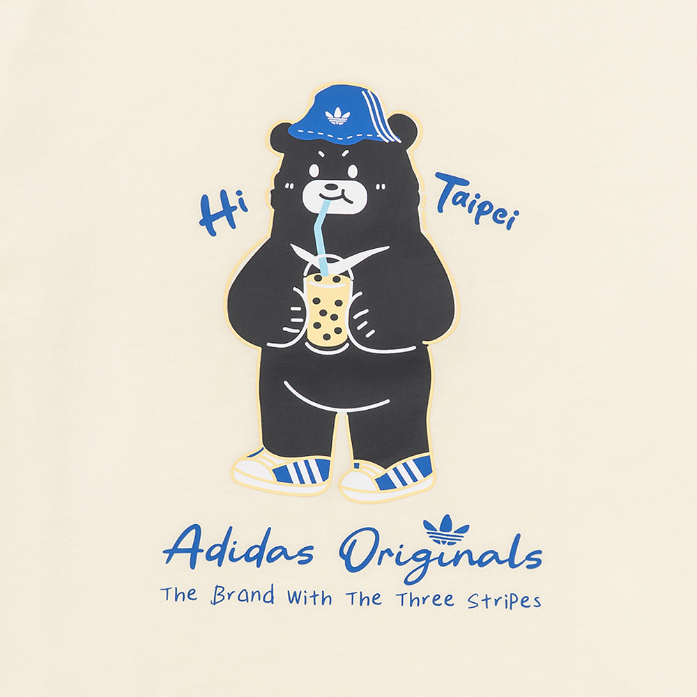 adidas Taiwan Exclusive - Taipei Black Bear Kids/Youth T-shirt (Cream)