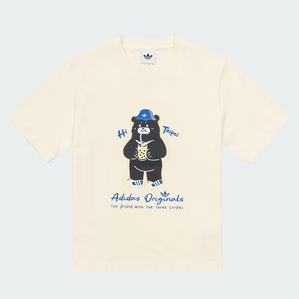adidas Taiwan Exclusive - Taipei Black Bear Kids/Youth T-shirt (Cream)