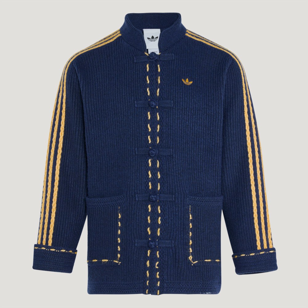 adidas CNY 2026 Tang Style Knitted Cardigan/Jacket (Blue)
