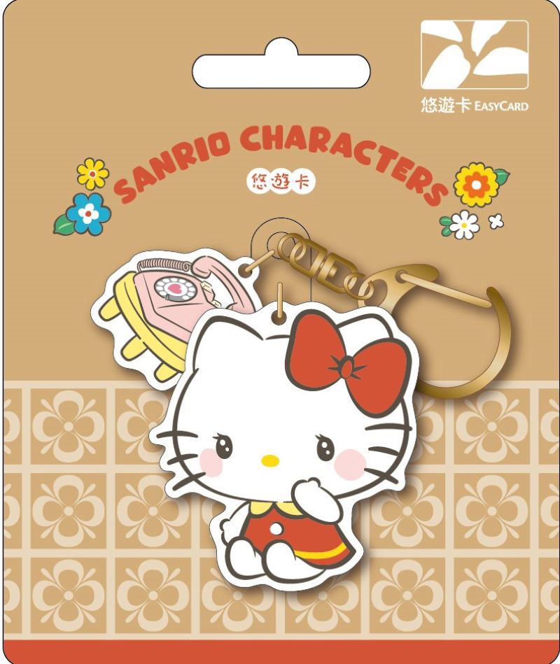 Sanrio Hello Kitty Retro style Taiwan Easycard charm/keychain