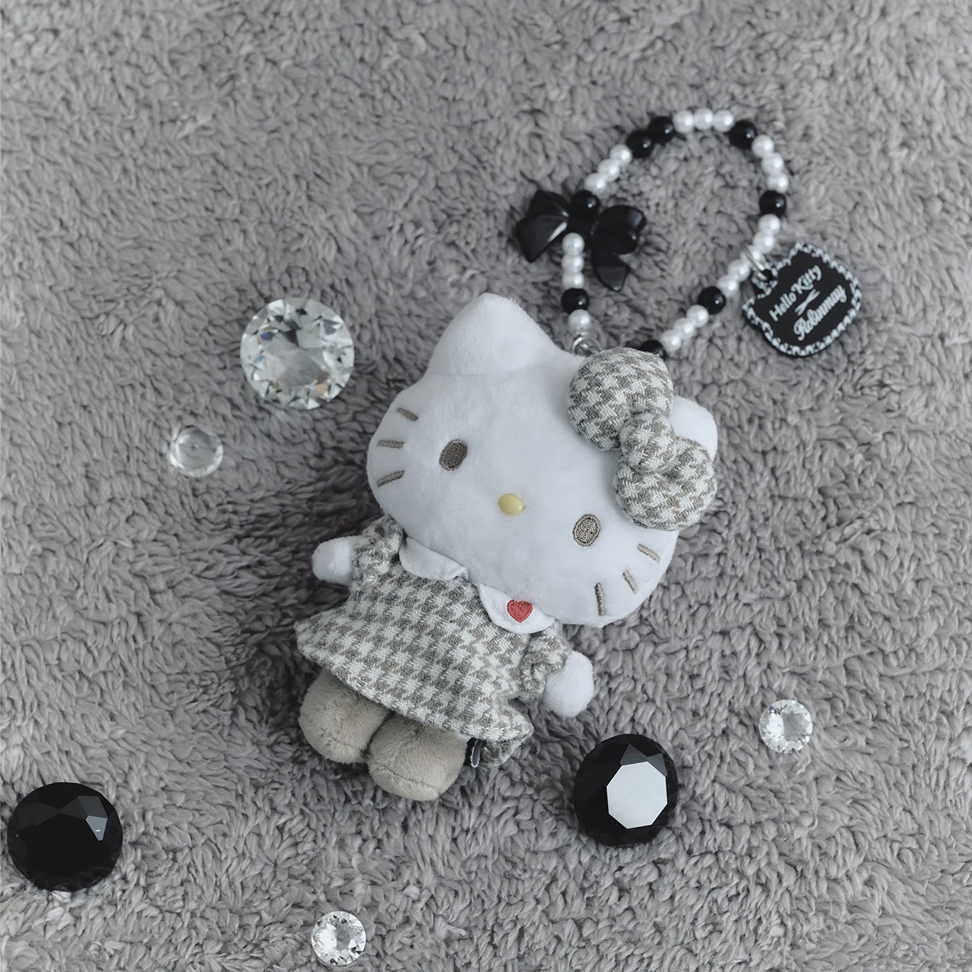 RM x Sanrio Houndstooth - Beige Hello Kitty
