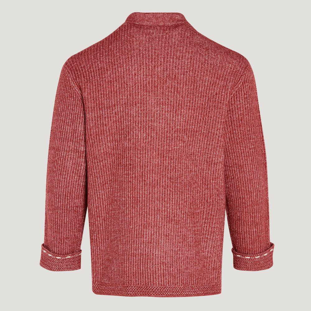 adidas CNY 2026 Tang Style Knitted Cardigan/Jacket (Brick Red)