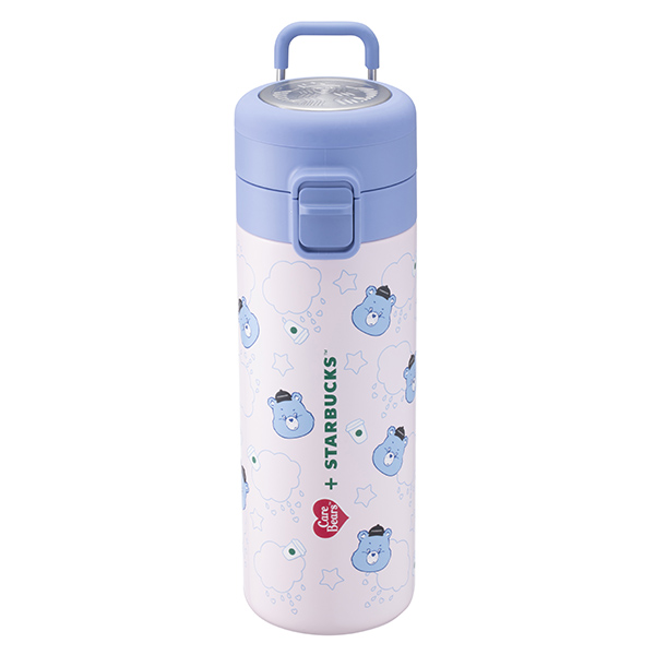 Starbucks x CARE BEARS Grumpy Bear Stainless Steel Flip-Top Bottle